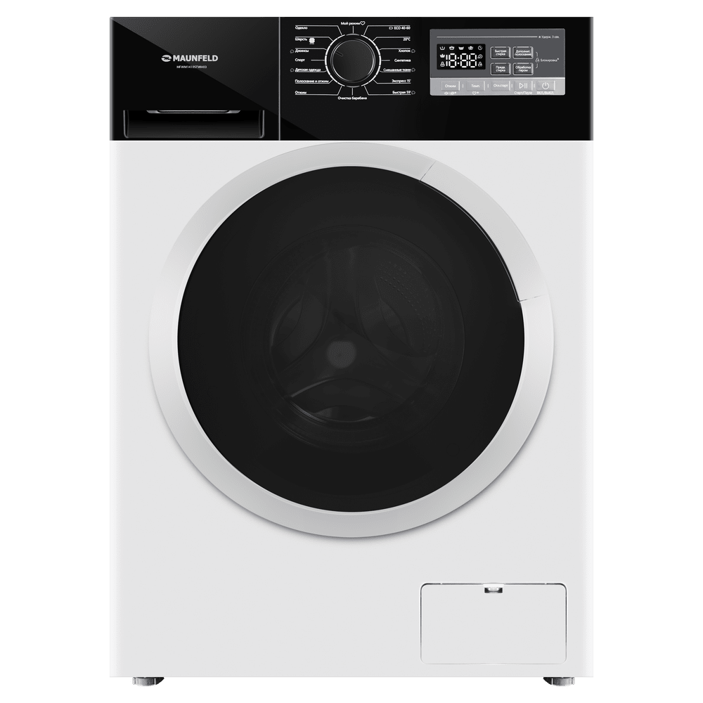 Стиральная машина c инвертором и паром MAUNFELD MFWM1410STWH03 RU